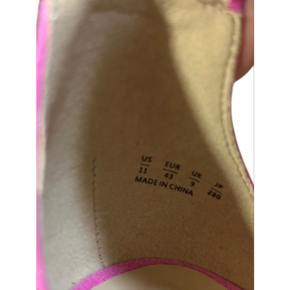 Ankis Pink Block Heel Sandals Size 11 - Picture 8 of 8
